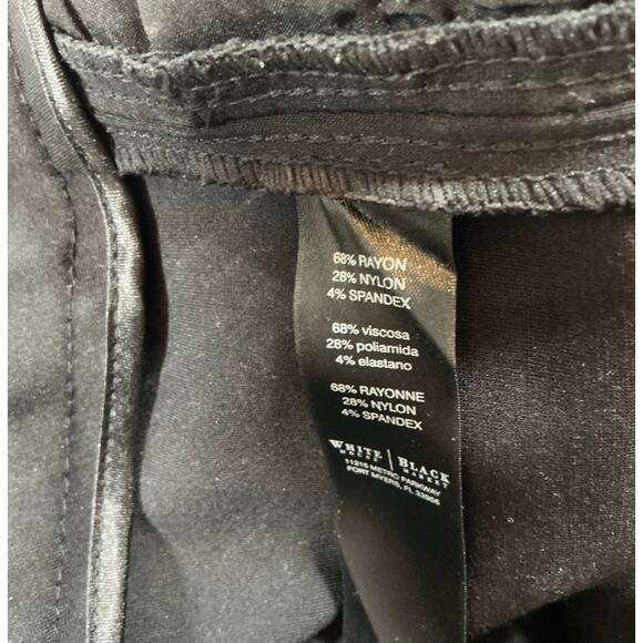 White House Black Market Ponte Mid-Rise Slim Ankle Pants 14L - Picture 10 of 10